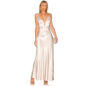 Bardot Karlotta Slip Dres in “Silver”